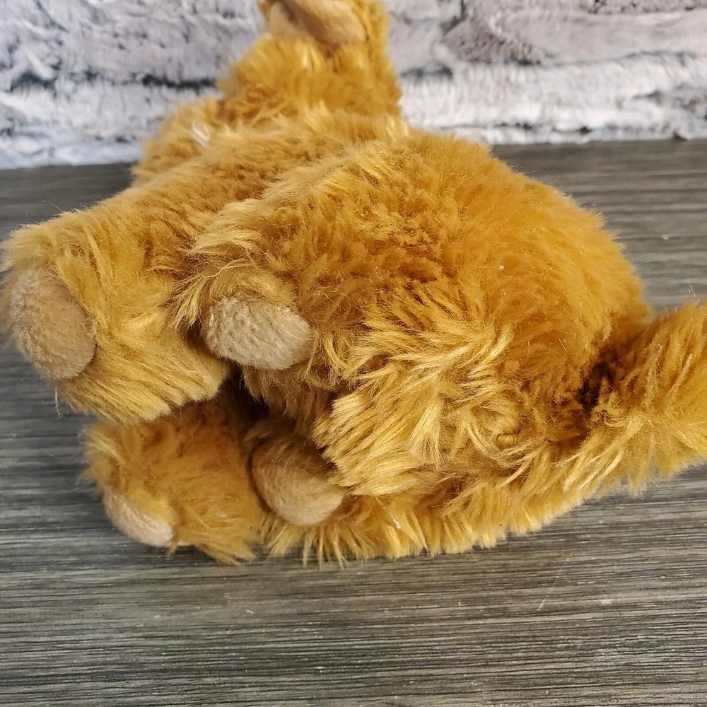 Doll Pet Shaggy Brown Plush Dog 6.5